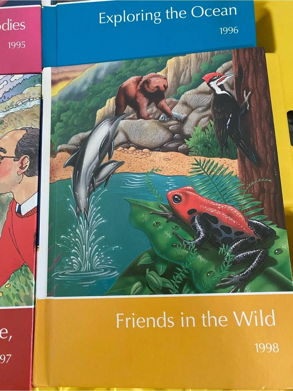 4 Childcraft Vintage Annual Series 1995-1998 Hardcover Educational By World Book